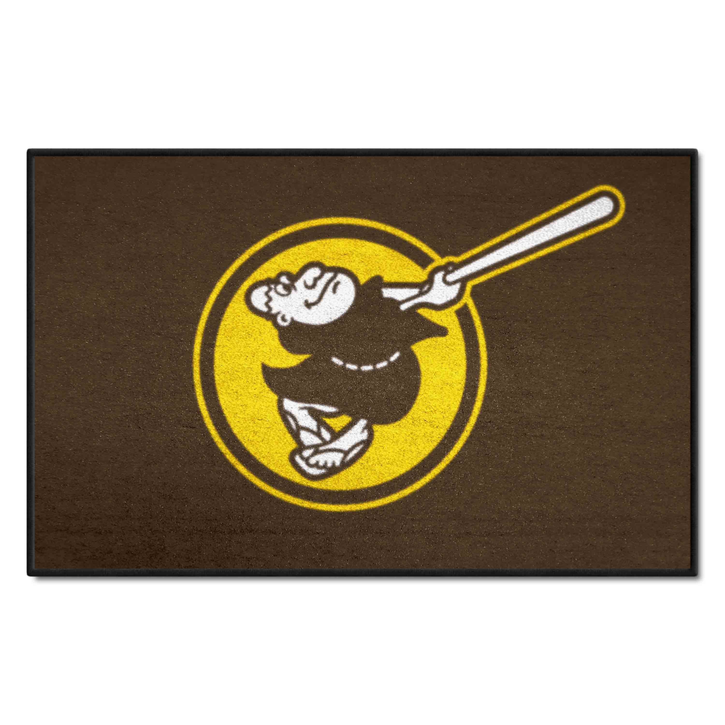 San Diego Padres Starter Mat Accent Rug - 19in. x 30in. - San Diego Padres