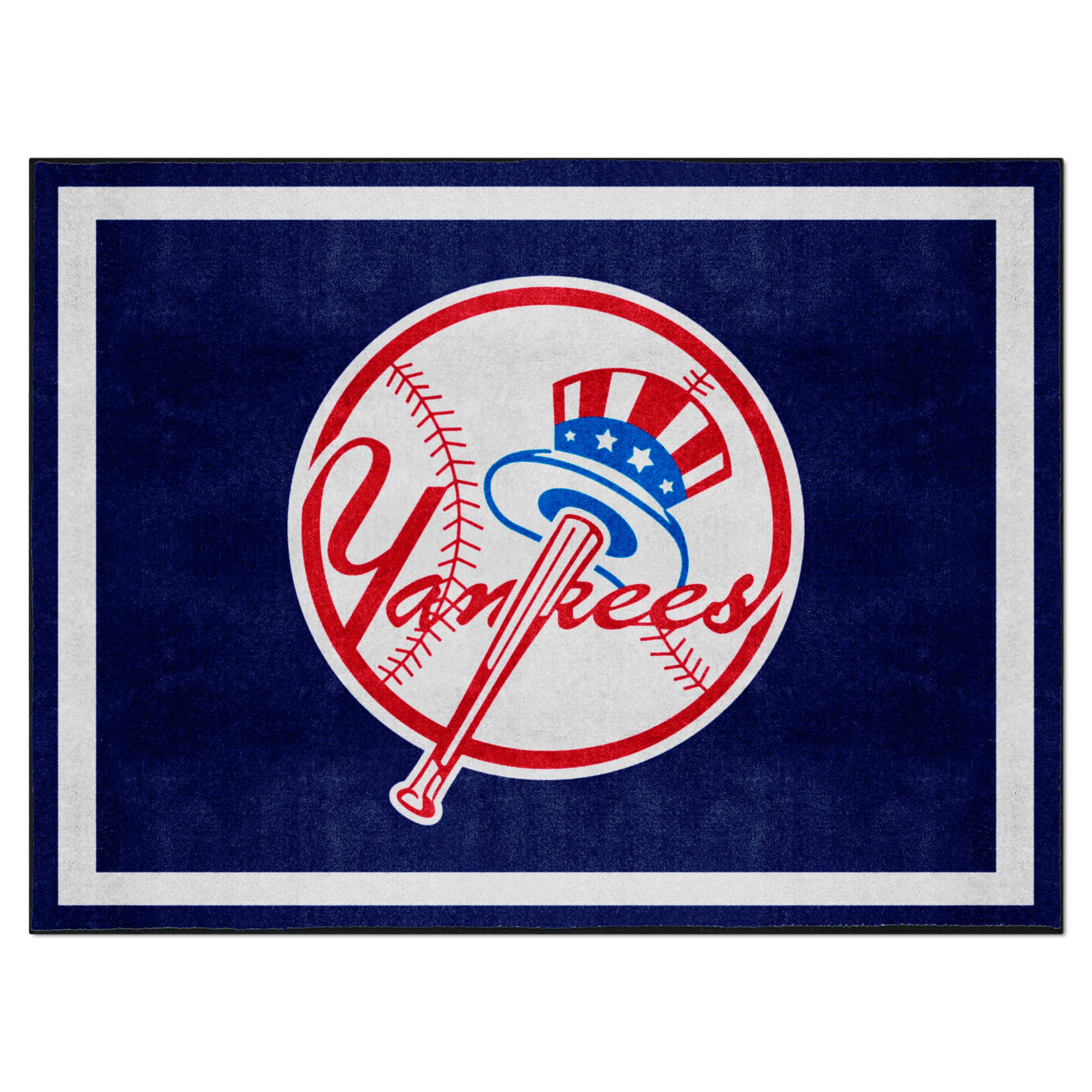 New York Yankees 8ft. x 10 ft. Plush Area Rug - New York Yankees