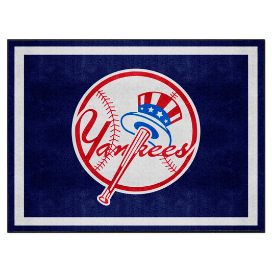 New York Yankees 8ft. x 10 ft. Plush Area Rug - New York Yankees