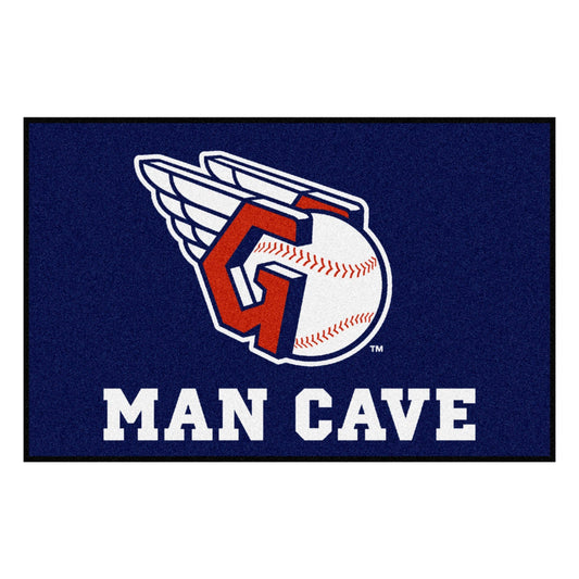 Cleveland Guardians Man Cave Starter Mat Accent Rug - 19in. x 30in. - Cleveland Guardians