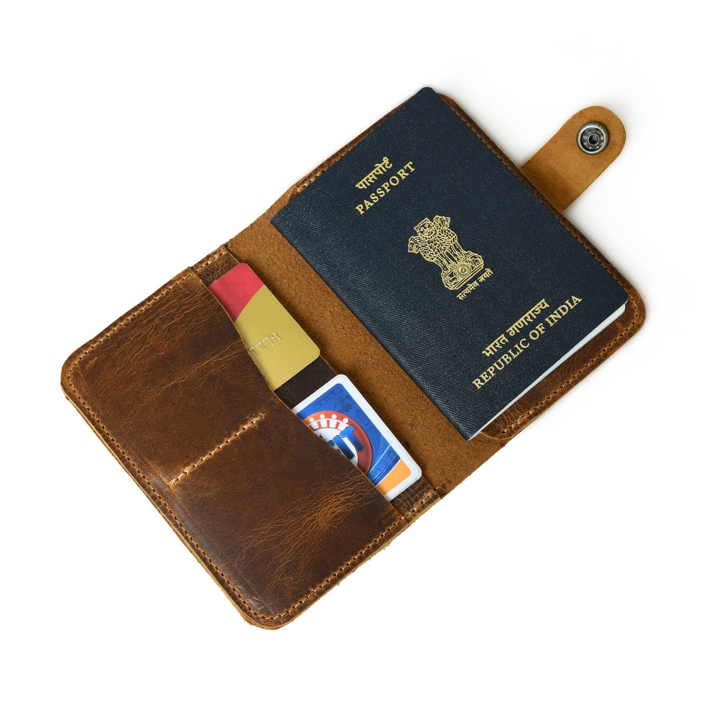 Chic Voyage Passport Sleeve - Brown - Classy Leather Bags - Flyclothing LLC
