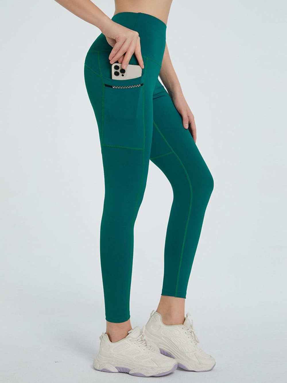 High Waist Active Leggings - Trendsi - Flyclothing LLC