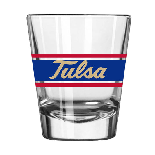 Tulsa 2oz Stripe Shot Glass - Logo Brands - Flyclothing LLC