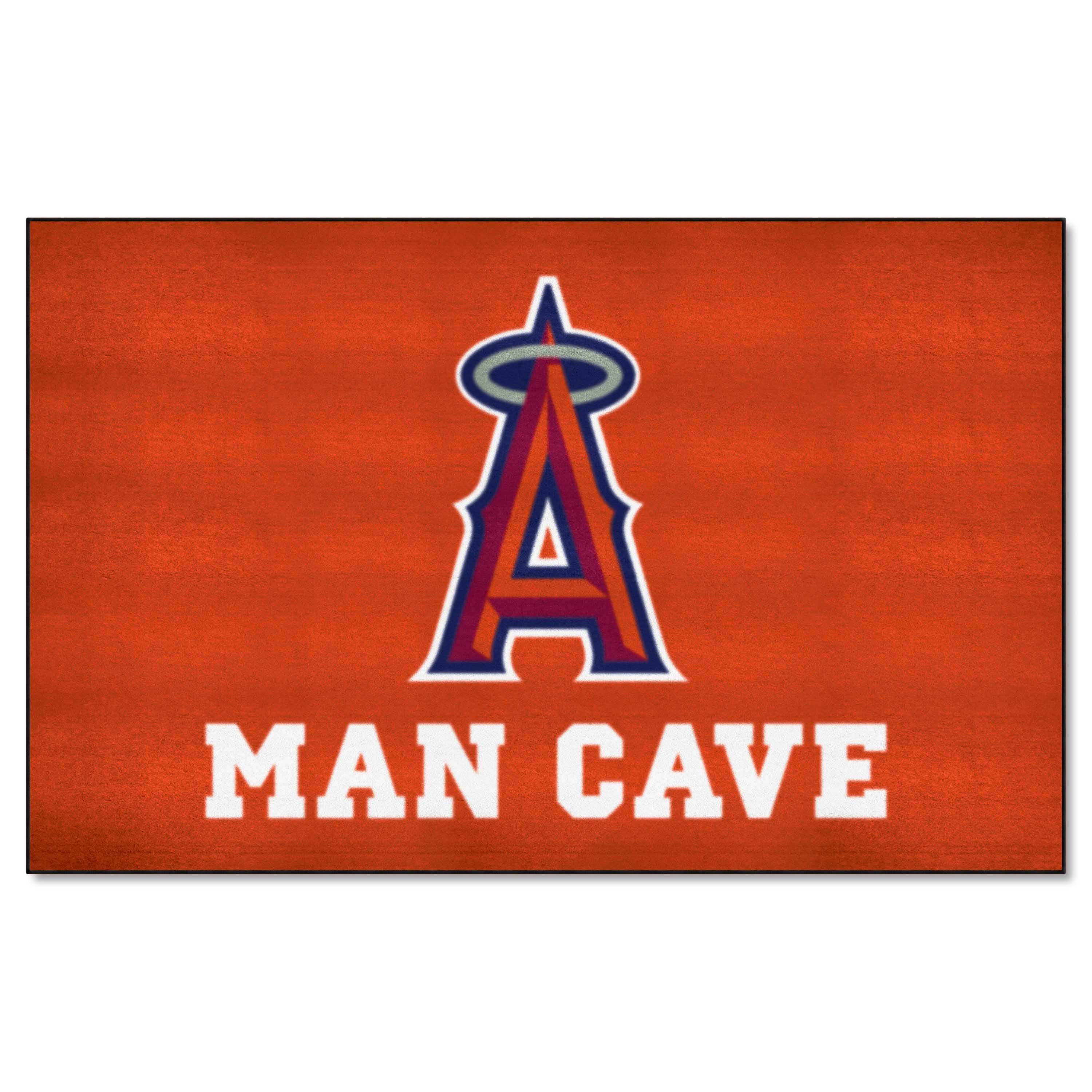 Los Angeles Angels Man Cave Ulti-Mat Rug - 5ft. x 8ft. - Los Angeles Angels