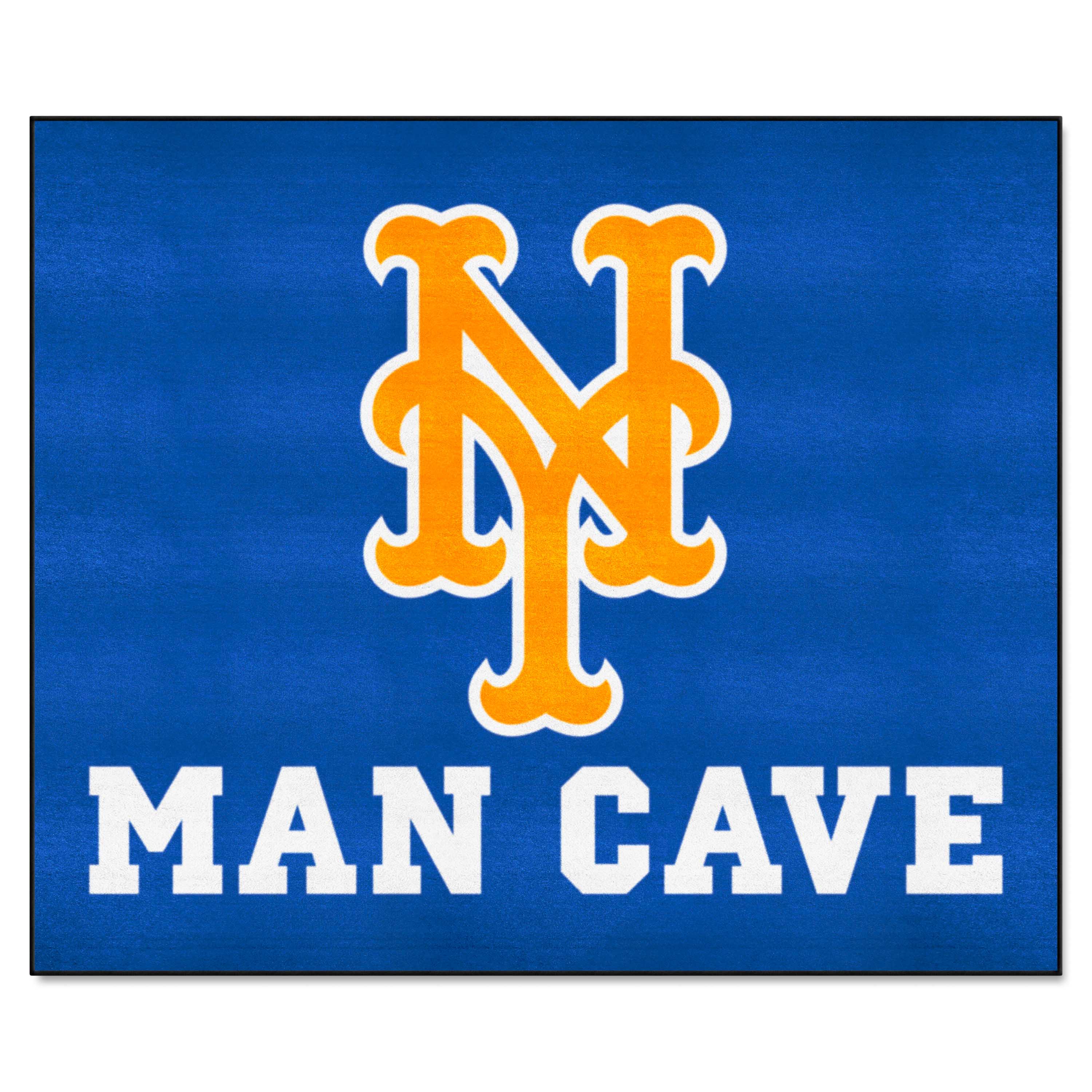 New York Mets Man Cave Tailgater Rug - 5ft. x 6ft. - New York Mets