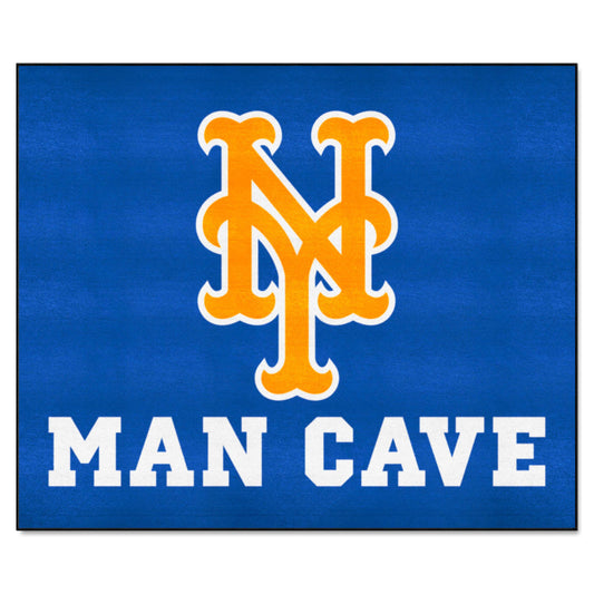 New York Mets Man Cave Tailgater Rug - 5ft. x 6ft. - New York Mets