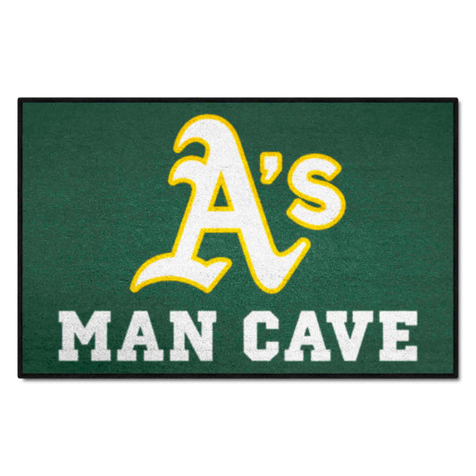 Oakland Athletics Man Cave Starter Mat Accent Rug - 19in. x 30in. - Oakland Athletics