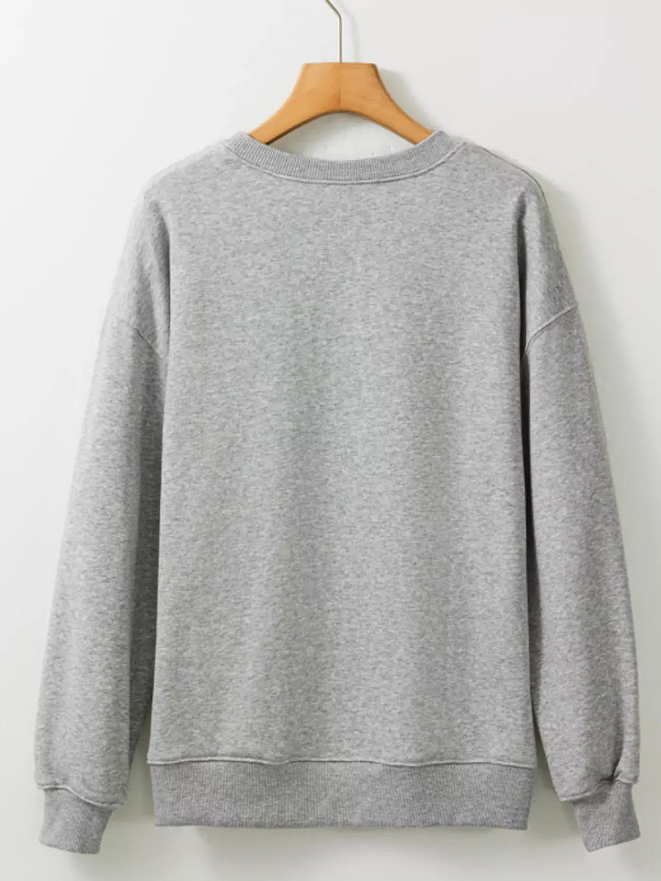 Halloween Ghost Round Neck Sweatshirt - Trendsi - Flyclothing LLC