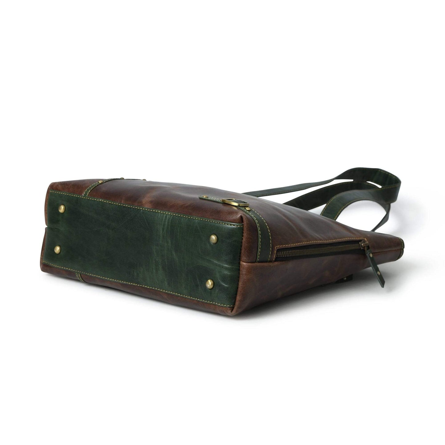 The Riley Handbag - Brown - Classy Leather Bags - Flyclothing LLC