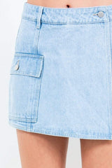 American Bazi Cargo Pocket Mini Skort - Trendsi - Flyclothing LLC