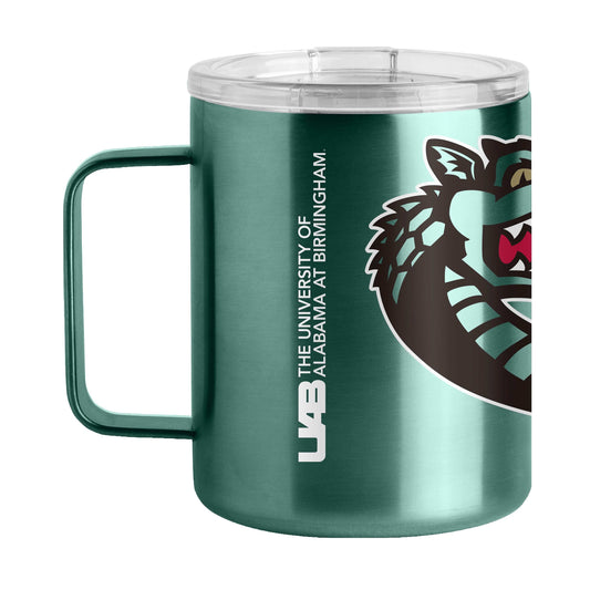UAB 15oz Hype Stainless Mug - Logo Brands - Flyclothing LLC