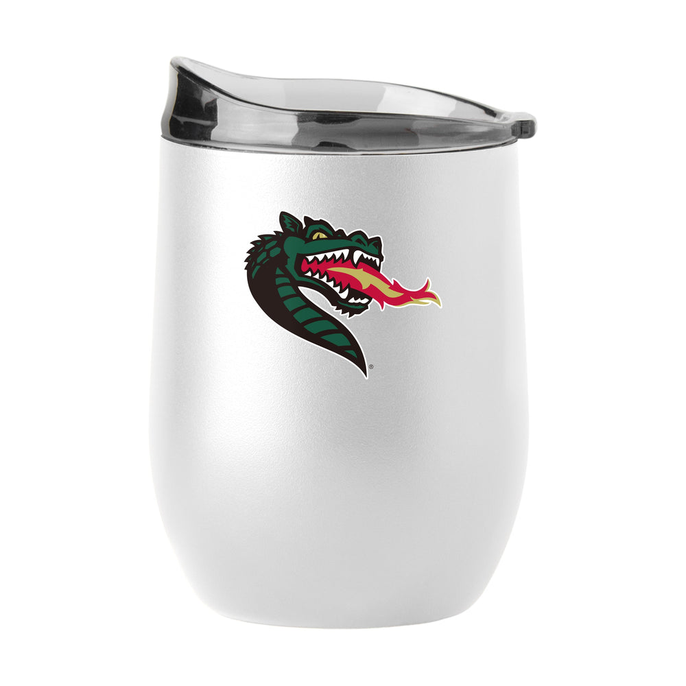 UAB 16oz Swagger White Powder Coat Curved Beverage