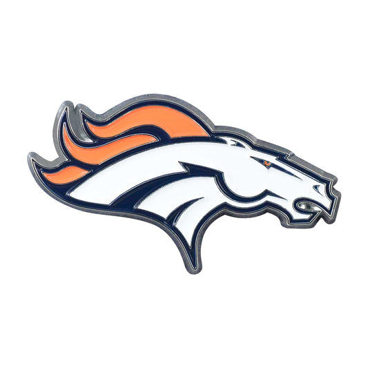 Denver Broncos 3D Color Metal Emblem - Denver Broncos