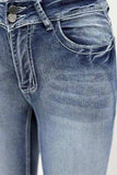 Star Embroidered Bootcut Jeans - Trendsi - Flyclothing LLC