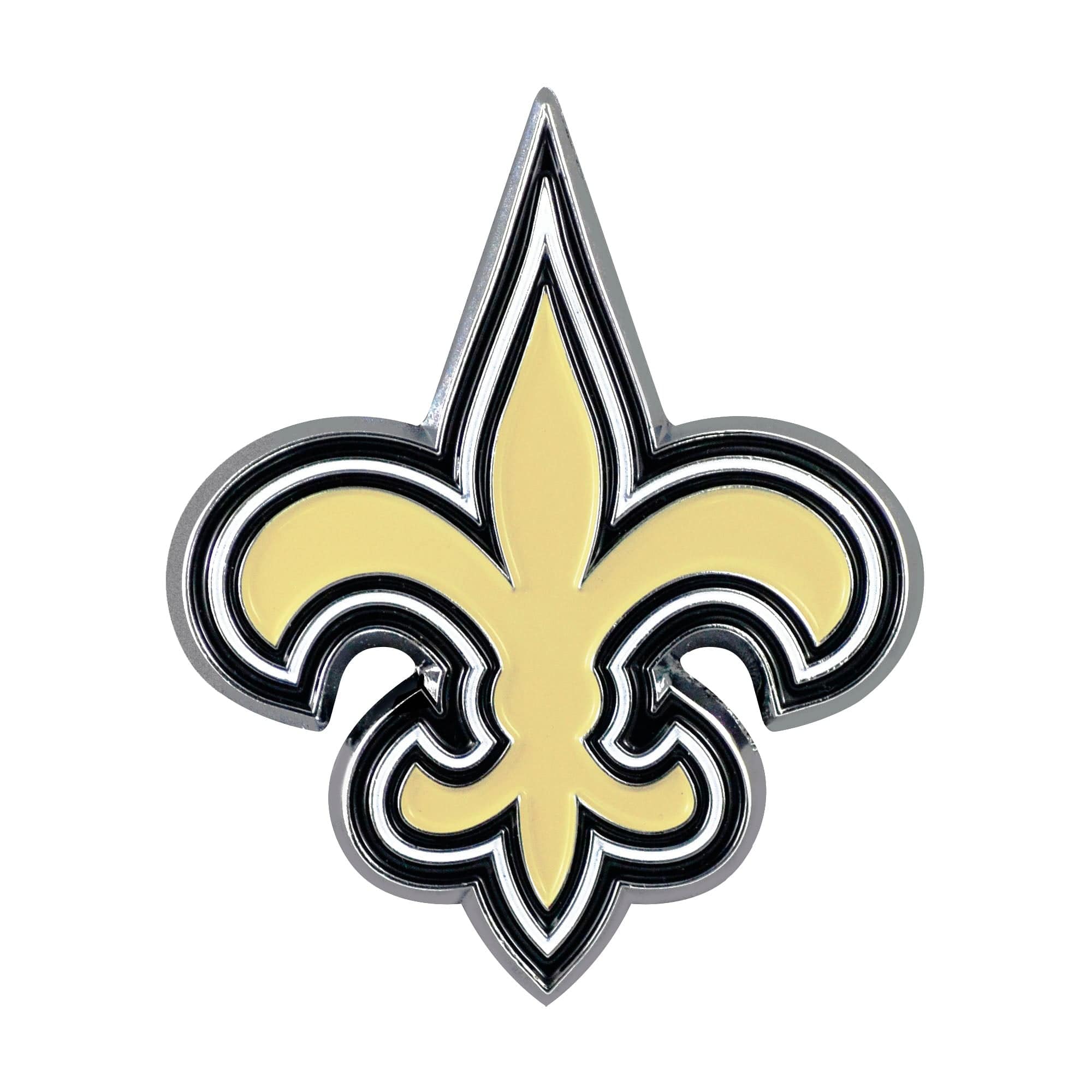 New Orleans Saints 3D Color Metal Emblem - New Orleans Saints