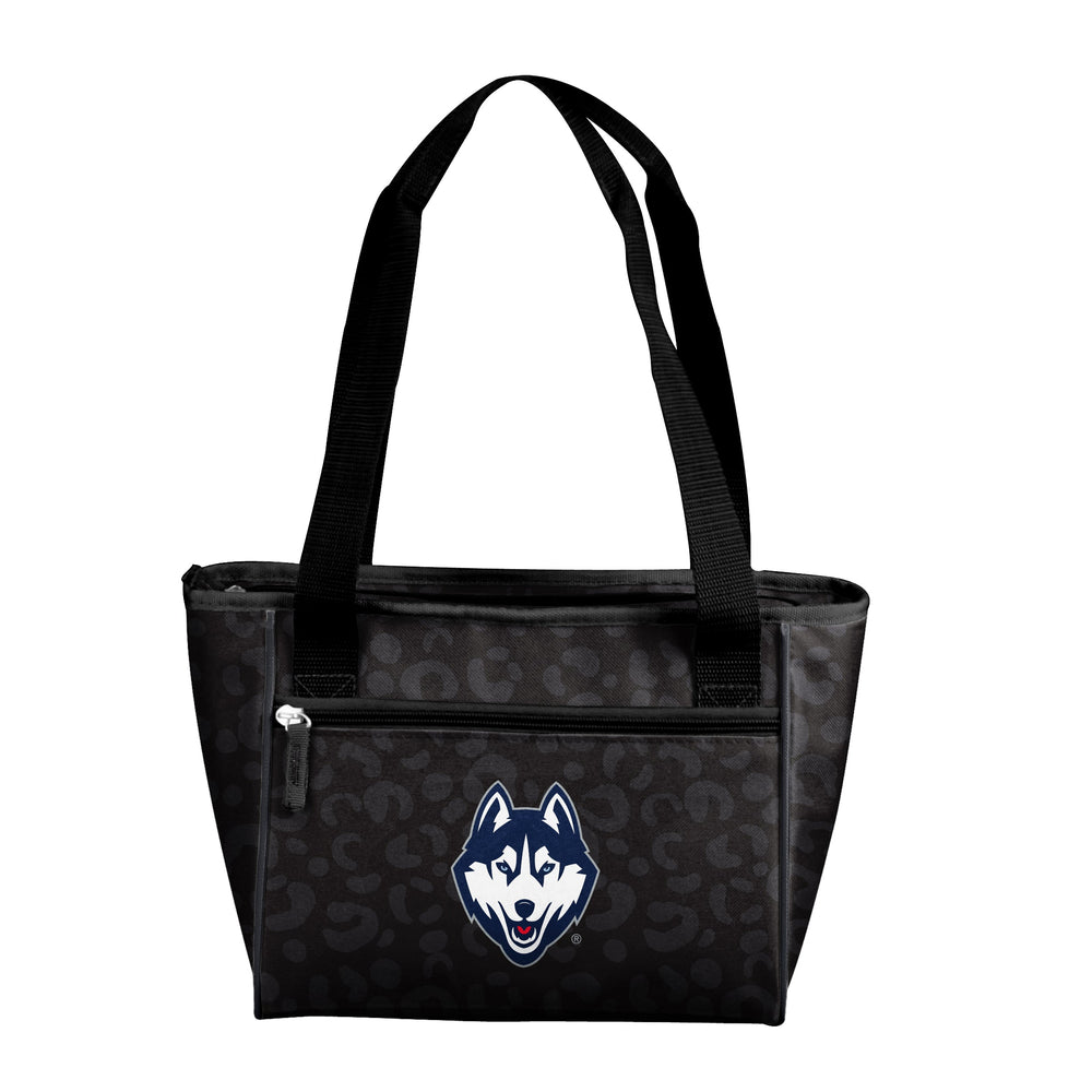 UConn Leopard Print 16 Can Cooler Tote