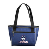 University of Connecticut Navy 16 Can Cooler Tote f/ Primary Logo