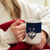 UConn 15oz Colorblock Sublimated Mug - Logo Brands - Flyclothing LLC