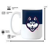 UConn 15oz Colorblock Sublimated Mug - Logo Brands - Flyclothing LLC
