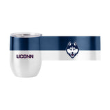 UConn 16oz Colorblock Stainless Curved Beverage