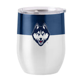 UConn 16oz Colorblock Stainless Curved Beverage - Logo Brands - Flyclothing LLC