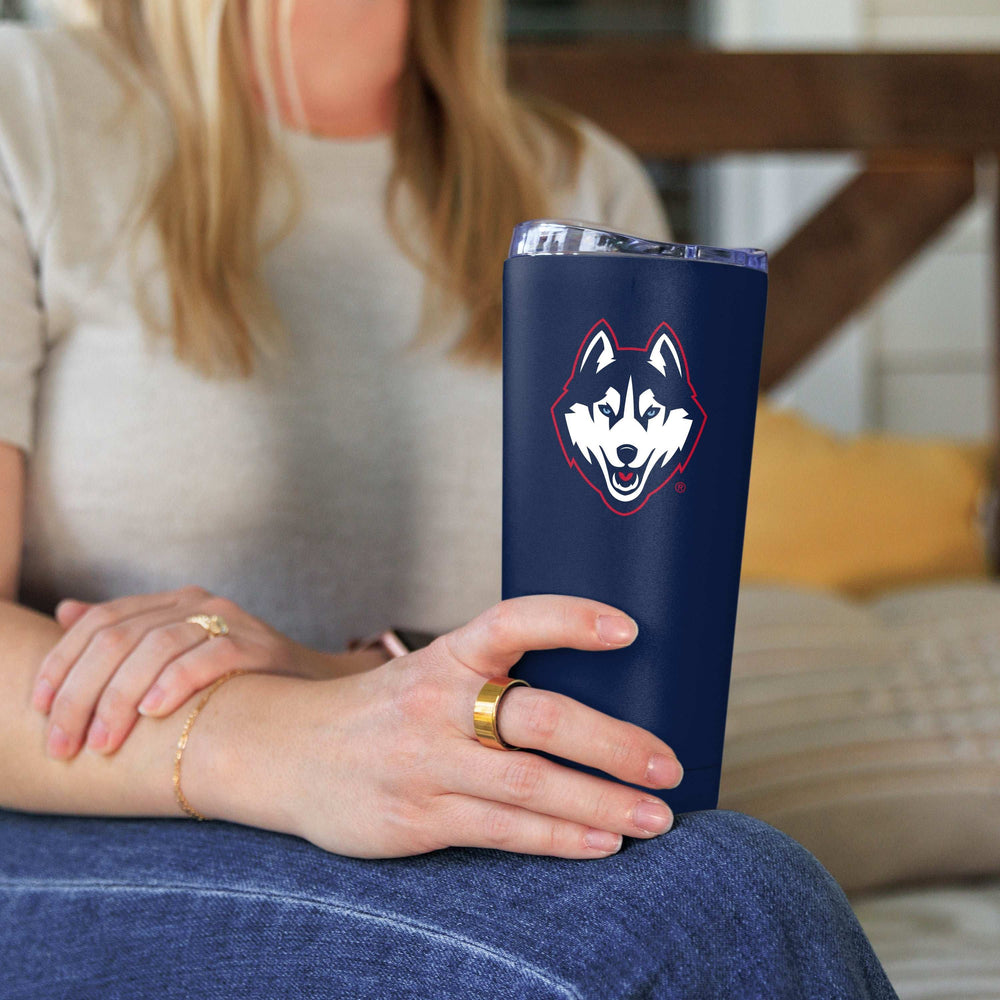 UConn 20oz Flipside Powder Coat Tumbler - Logo Brands - Flyclothing LLC