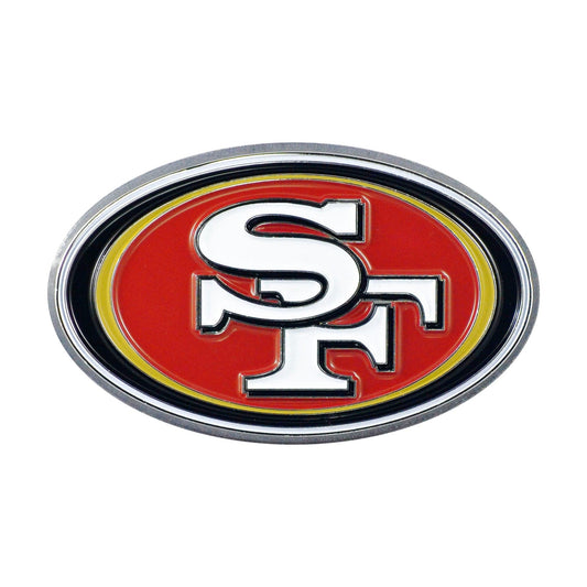 San Francisco 49ers 3D Color Metal Emblem - San Francisco 49ers