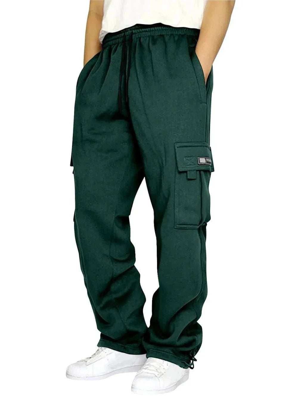 Men's Full Size Drawstring Pants Plus Size - Trendsi - Flyclothing LLC