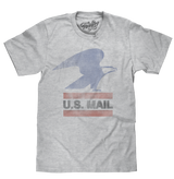 U.S. Mail Eagle Logo T-Shirt - Gray