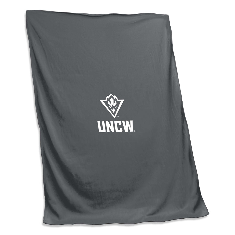 UNC Wilmington Charcoal Sweatshirt Blanket (Screened)