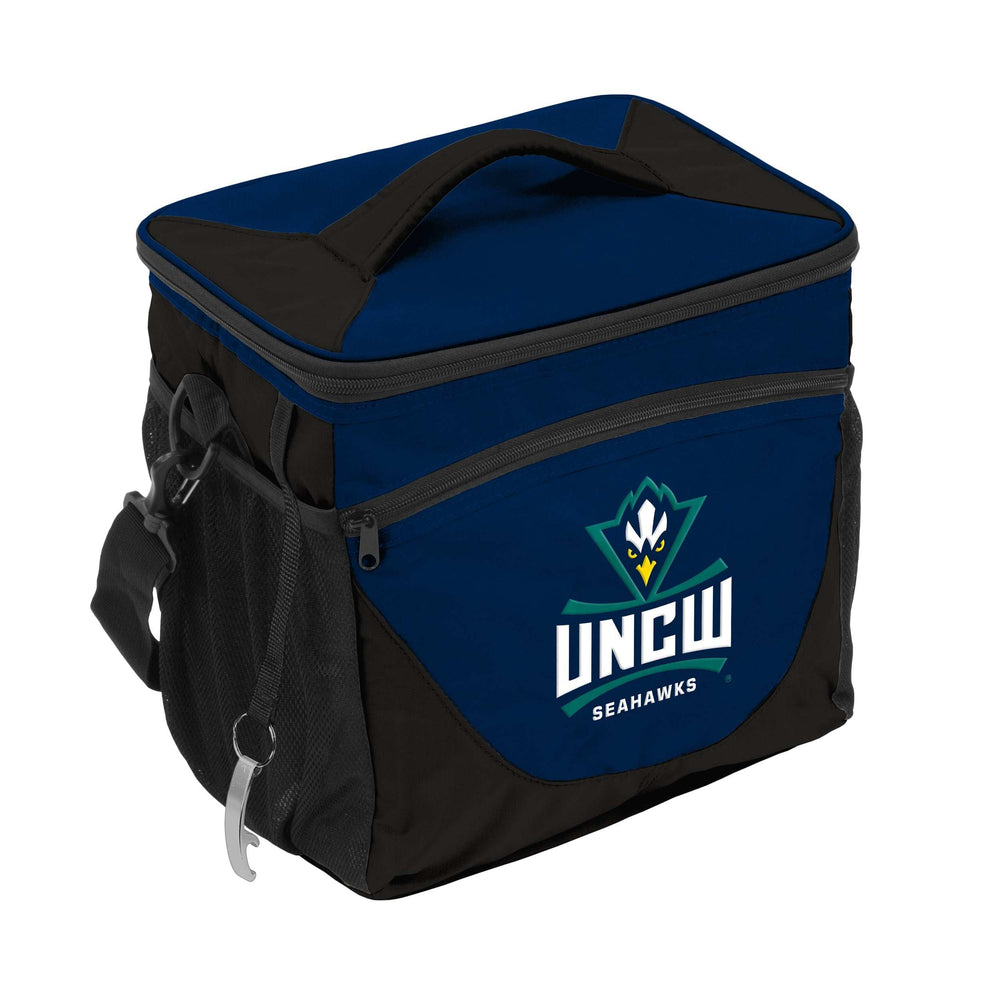 UNC - Wilmington Navy 24 can cooler f/ Primary Logo - Logo Brands - Flyclothing LLC