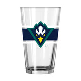 UNC Wilmington 16oz Stripe Pint Glass