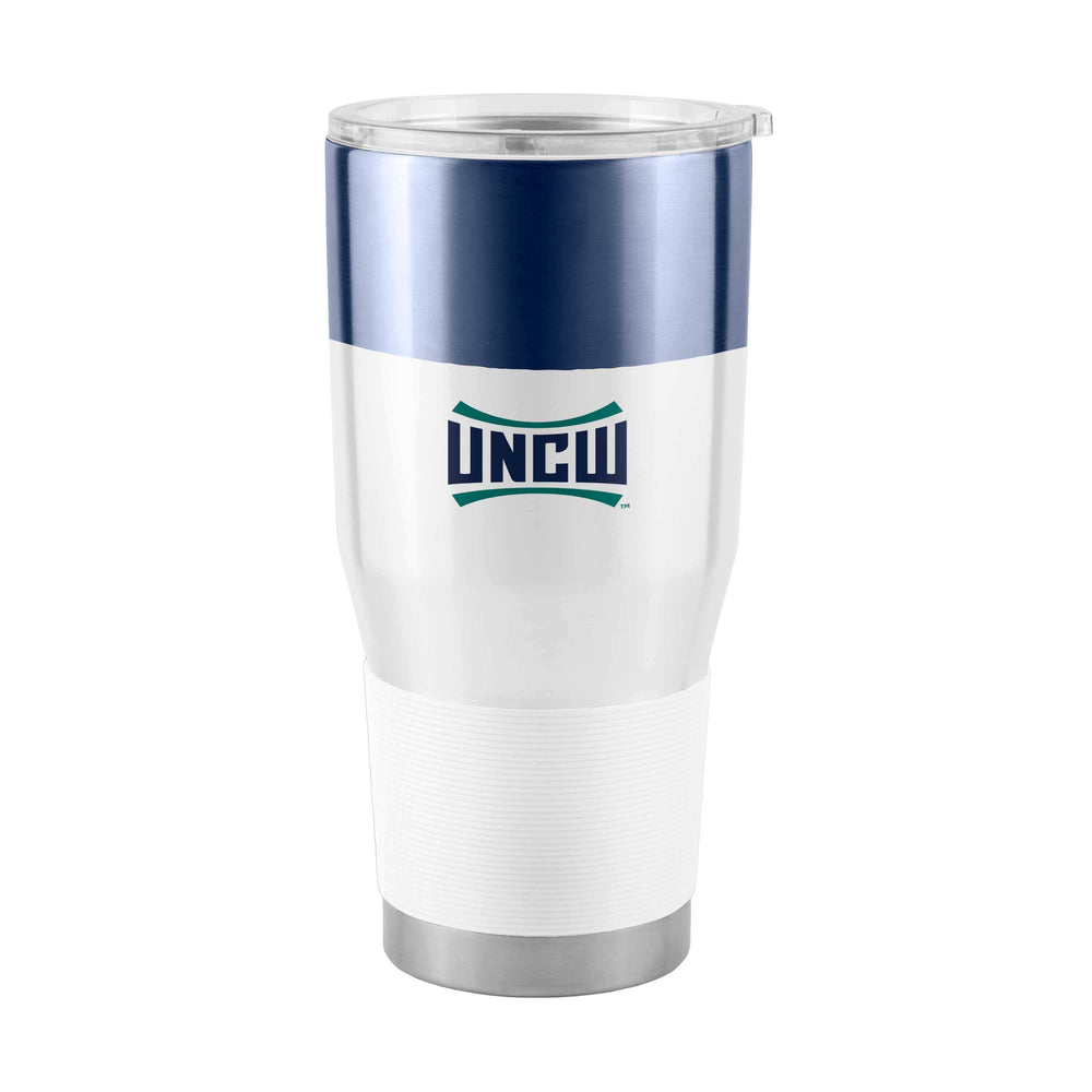UNC Wilmington 30oz Colorblock Stainless Steel Tumbler - Logo Brands - Flyclothing LLC