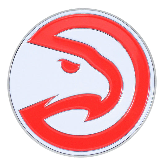 Atlanta Hawks 3D Color Metal Emblem - Atlanta Hawks
