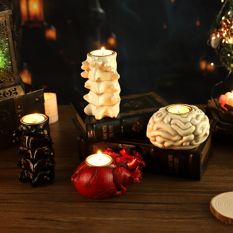 Halloween Heart Candlestick Decoration Horror Decoration Props - My Store - Flyclothing LLC