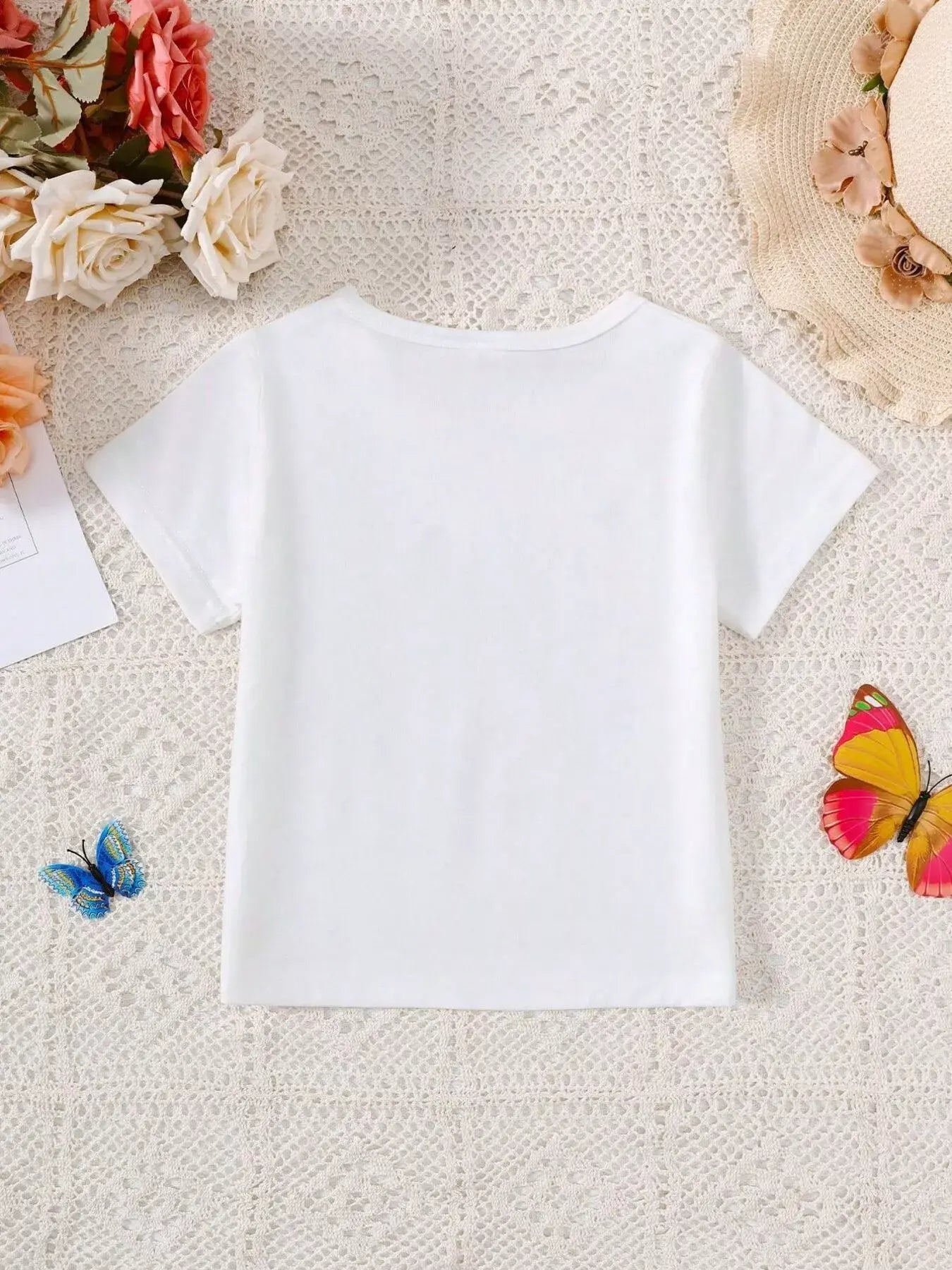 Children's Butterfly Tree Graphic Casual T-Shirt - Trendsi - Flyclothing LLC