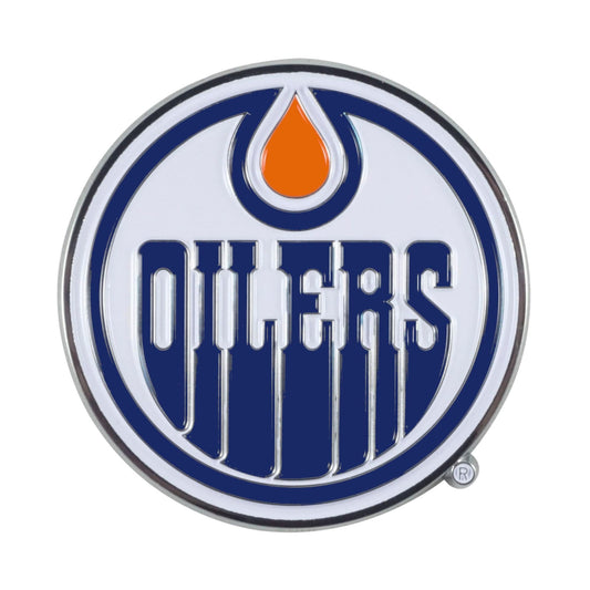 Edmonton Oilers 3D Color Metal Emblem - Edmonton Oilers