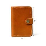 ChicVoyage Passport Sleeve - Tan Brown - Classy Leather Bags - Flyclothing LLC