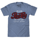 Pepsi Cola Tokyo Japan T-Shirt - Royal Snow Heather