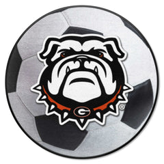Georgia Bulldogs Soccer Ball Rug - 27in. Diameter - Georgia