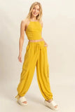 HYFVE Crop Top and Cargo Pants Set - Trendsi