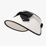 Bow Ice Silk Sun Hat - Trendsi
