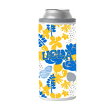 UCLA 12oz Floral Slim Can Coolie