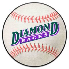 Arizona Diamondbacks Baseball Rug - 27in. Diameter 1998 Retro Logo - Arizona Diamondbacks