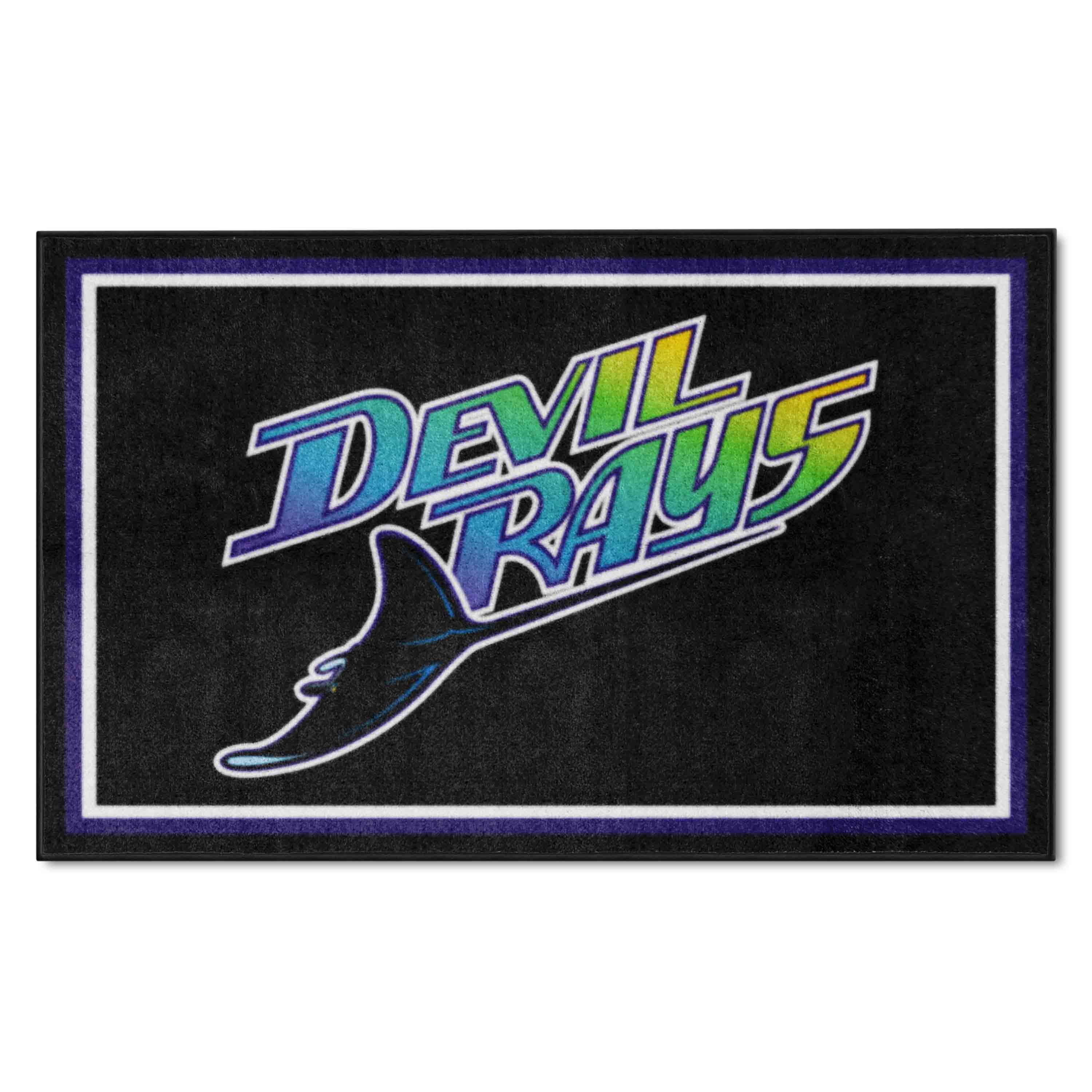 Tampa Bay Devil Rays 4ft. x 6ft. Plush Area Rug