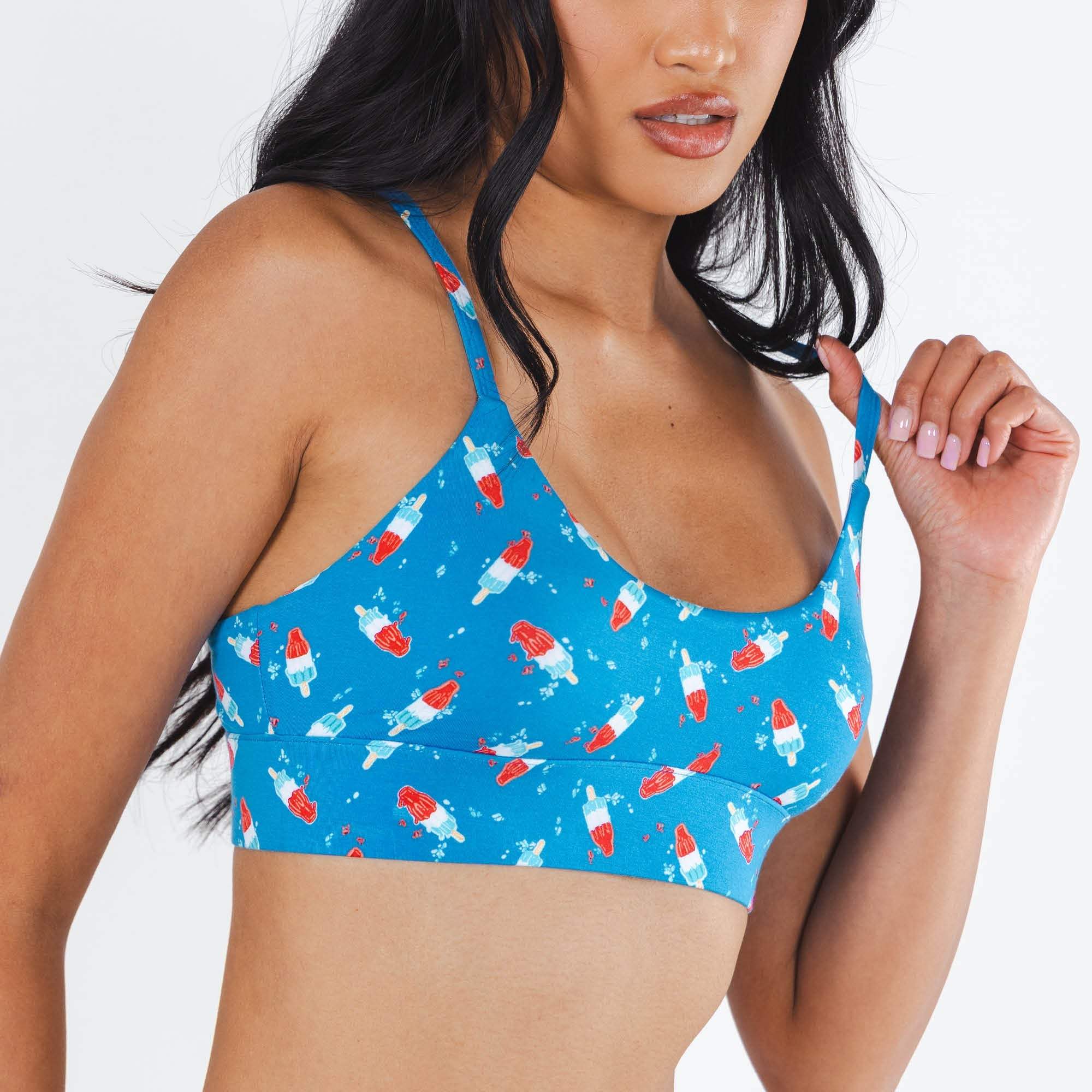 The Popsicle Stick | USA Popsicle Boob Hammock™ Scoop Bralette