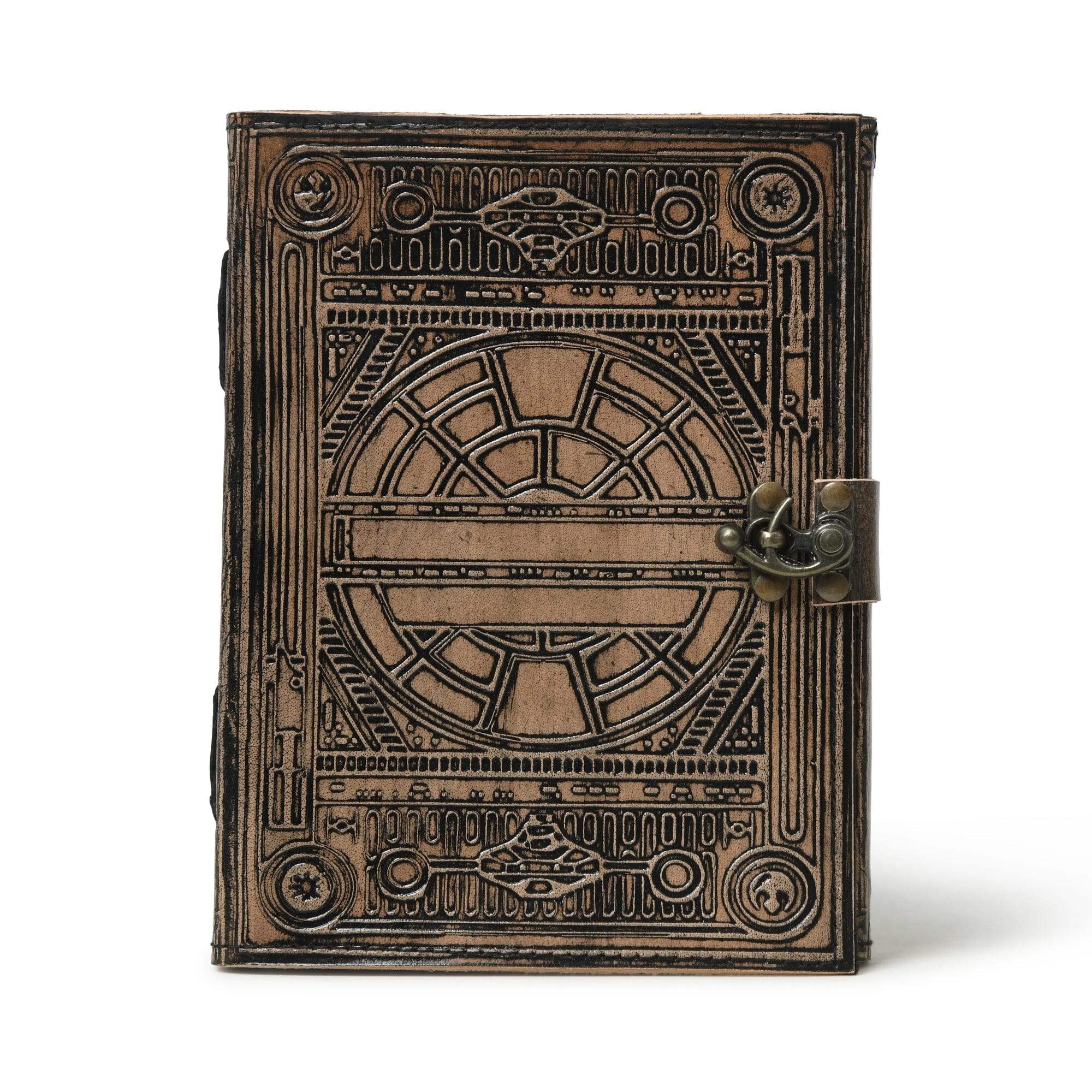 Star Wars Leather Journal - Light Brown - Classy Leather Bags - Flyclothing LLC
