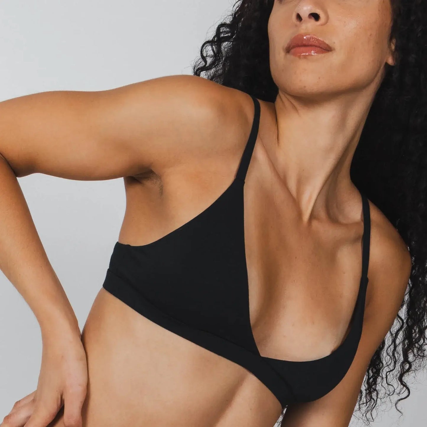 The Threat Level Midnight | Black Boob Hammock™ Triangle Bralette - Shinesty - Flyclothing LLC