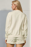 Double Take Full Size Sequin Nutcracker Long Sleeve Sweater - Trendsi