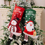 Printed Christmas Stocking Hanging Widget - Trendsi - Flyclothing LLC